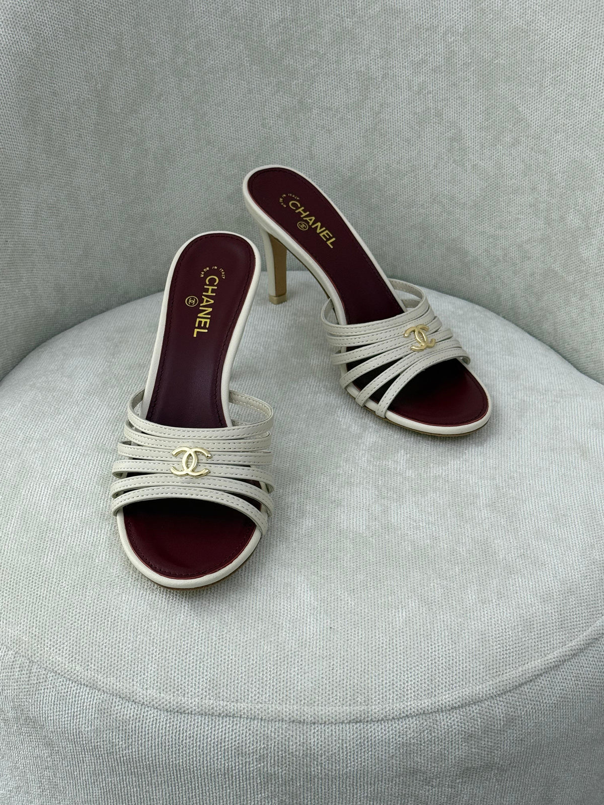 Chanel Lambskin Mules
