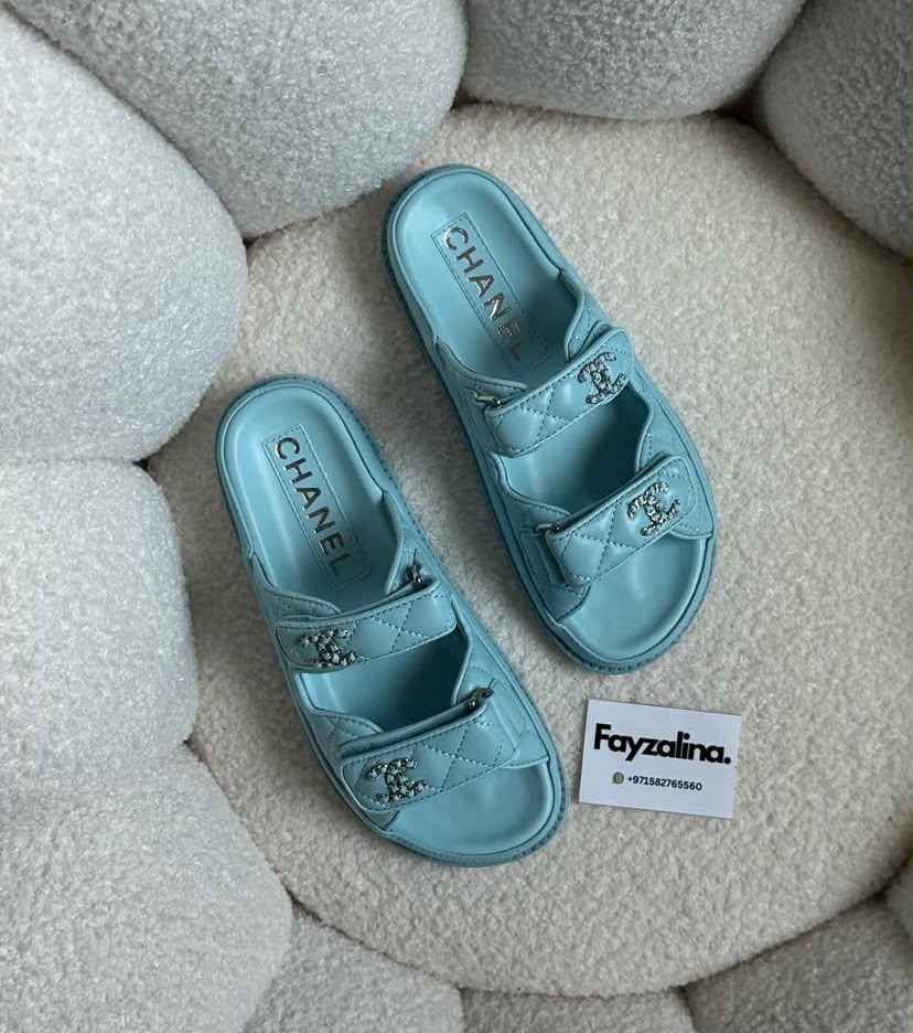Chanel Lambskin Dad Slide Sandal