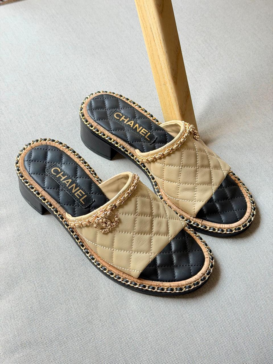 Chanel Low Heels Sandals