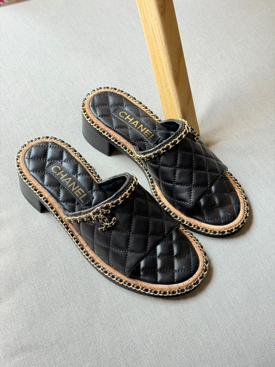 Chanel Low Heels Sandals