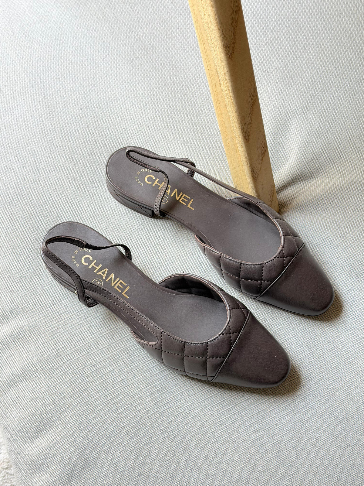 Chanel Slingback Flat Lambskin