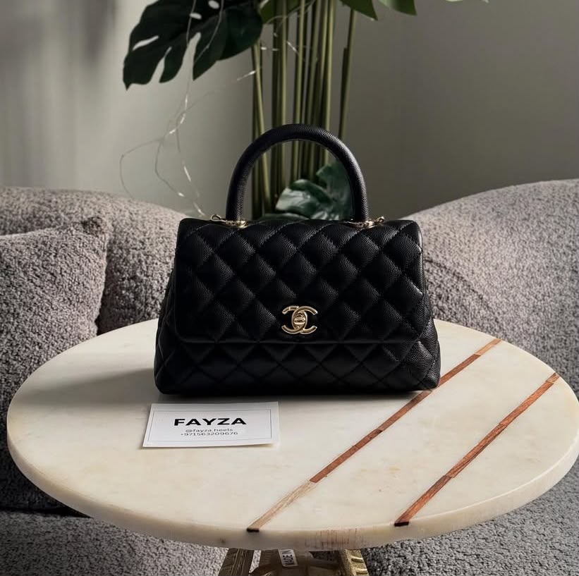 CoCo Pochette Caviar Leather Black