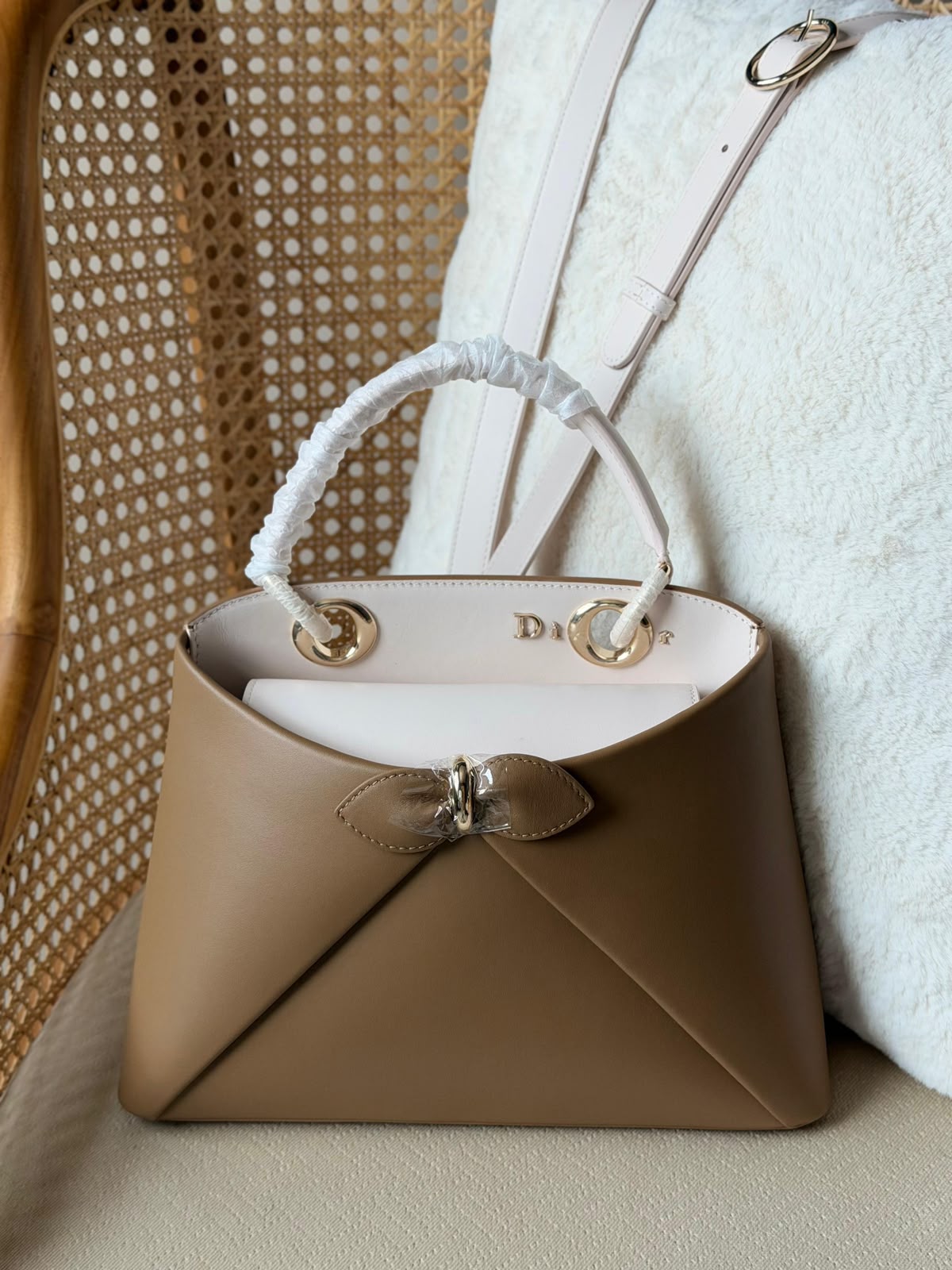 Dior Small Tote Top Handle Bag With Strap 27 cm