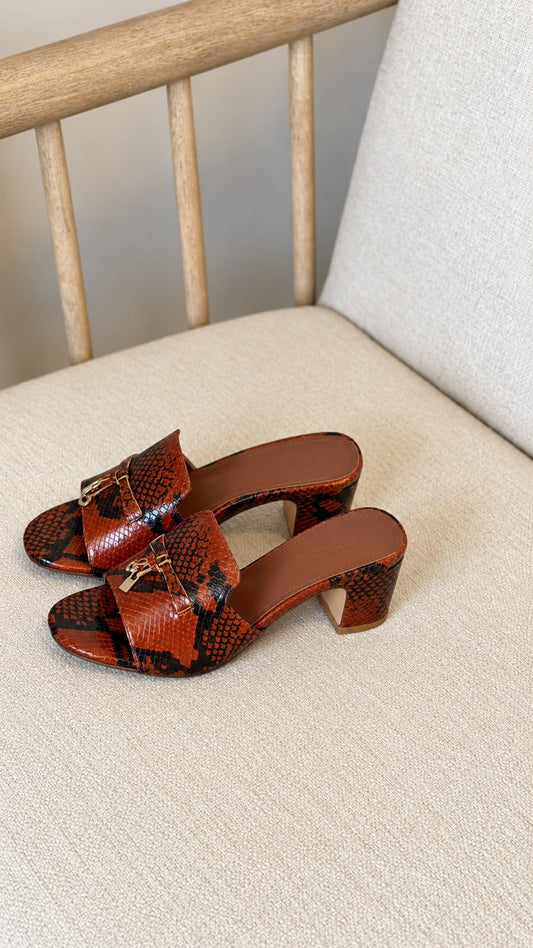 Loro Piana Summer Charm Python Leather heels