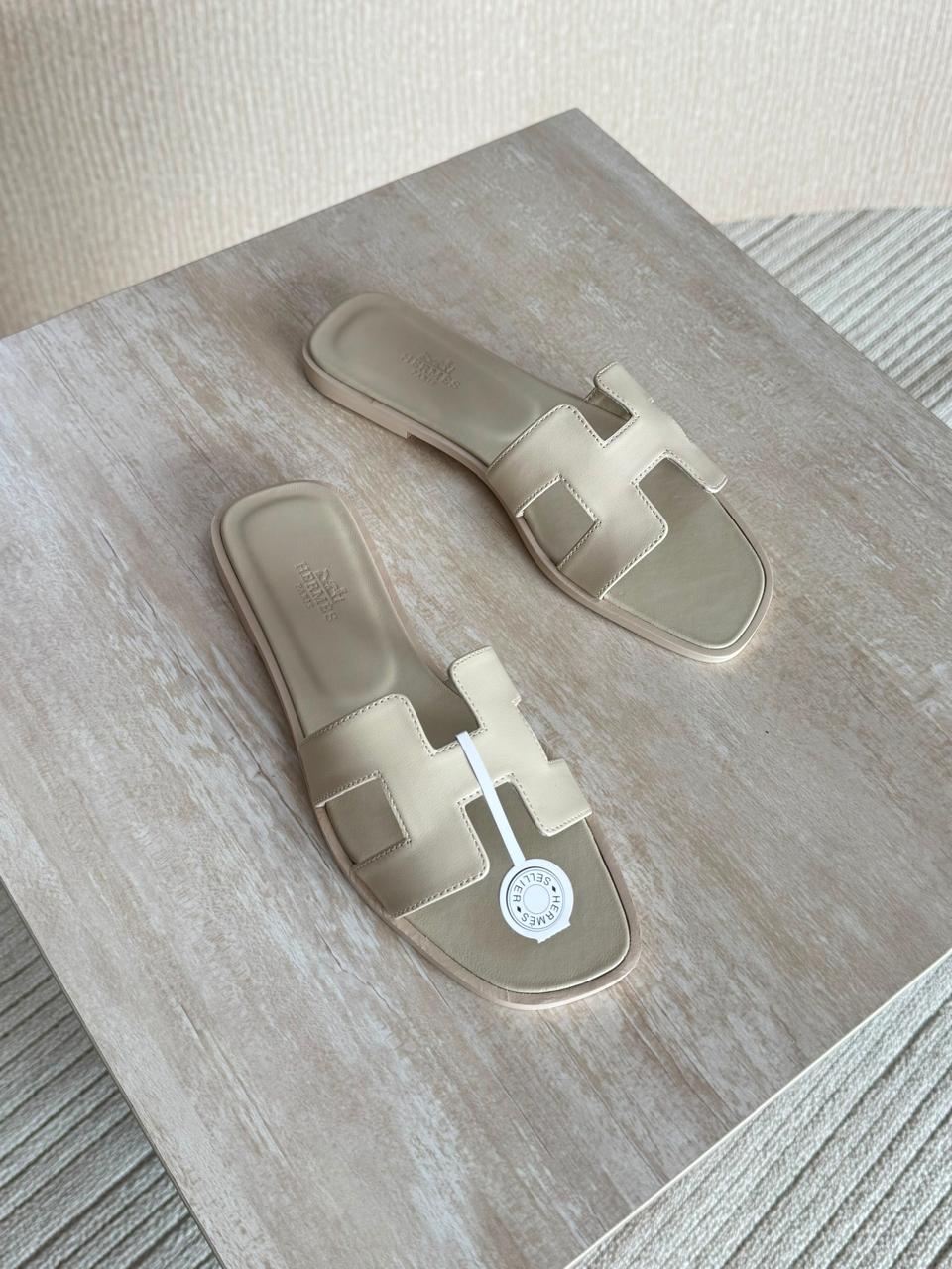 Hermes Oran Flat Sandal