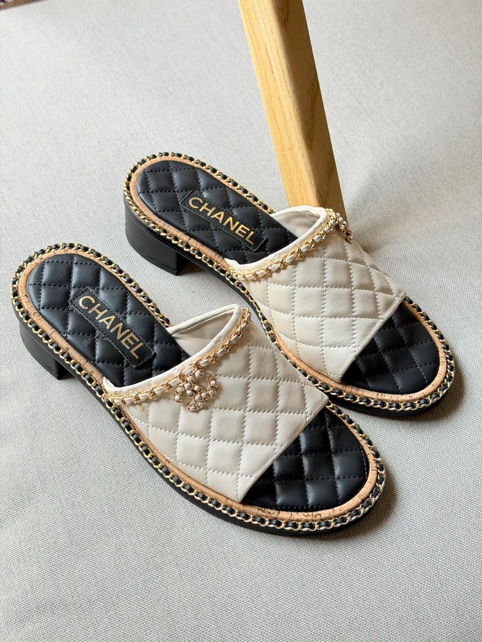 Chanel Low Heels Sandals