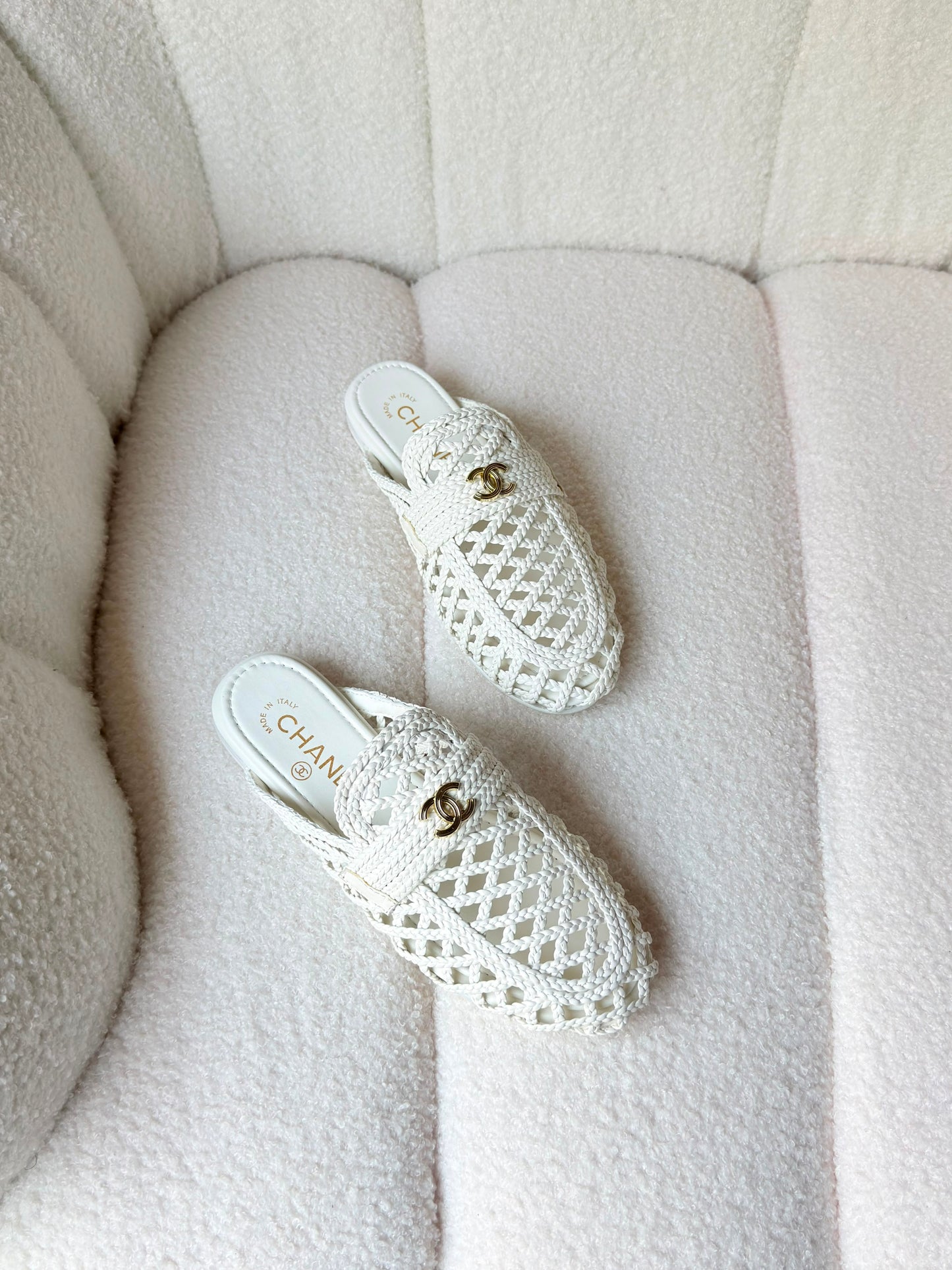 Chanel Mesh Flat in Lambskin