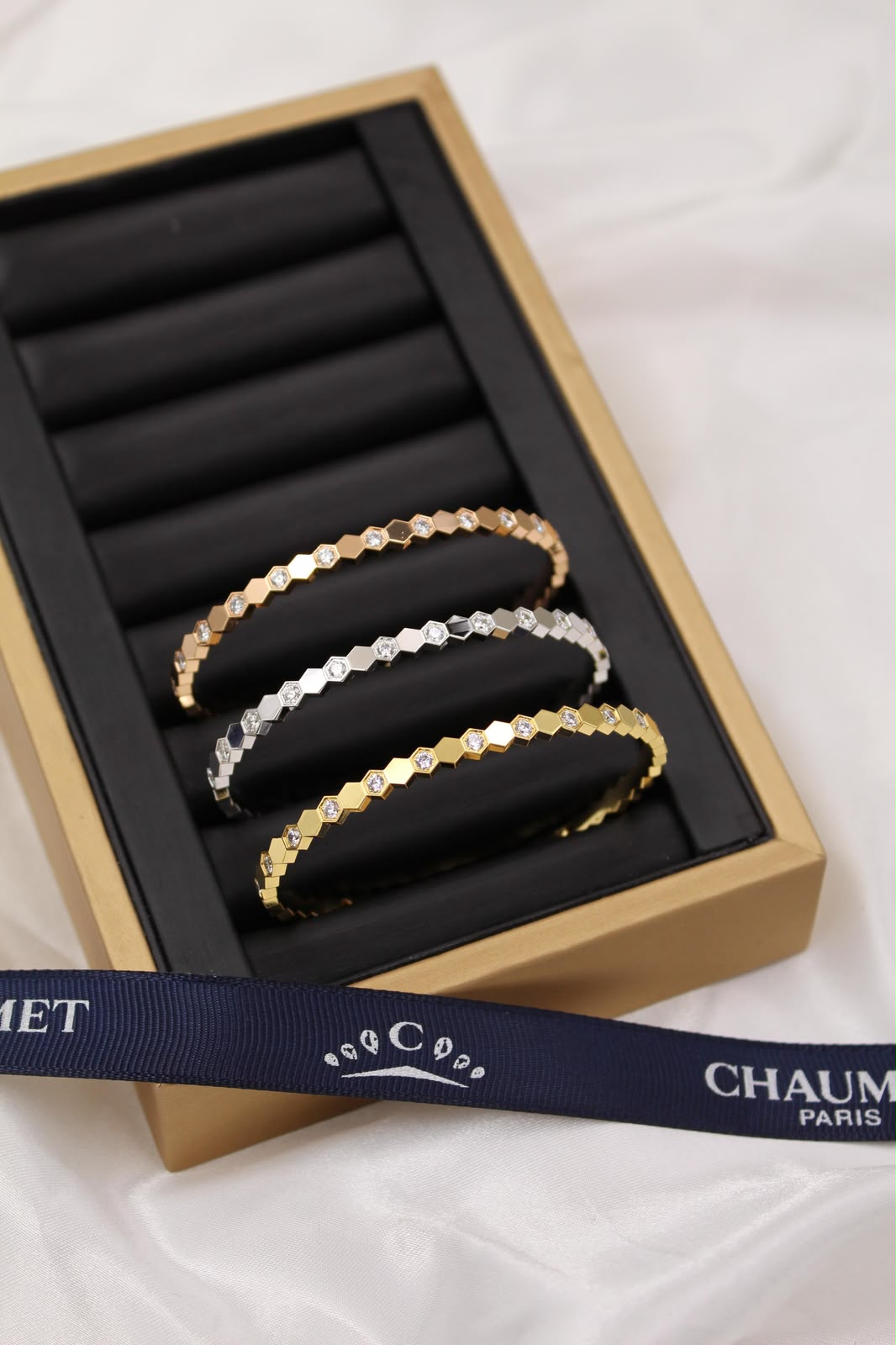 Chaumet Bee My Love Diamond Bangles Trio
