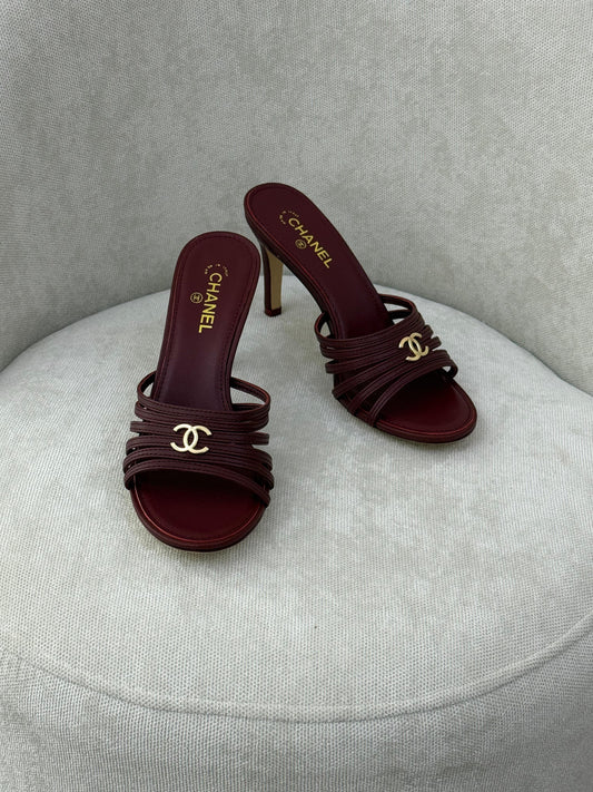 Chanel Lambskin Mules