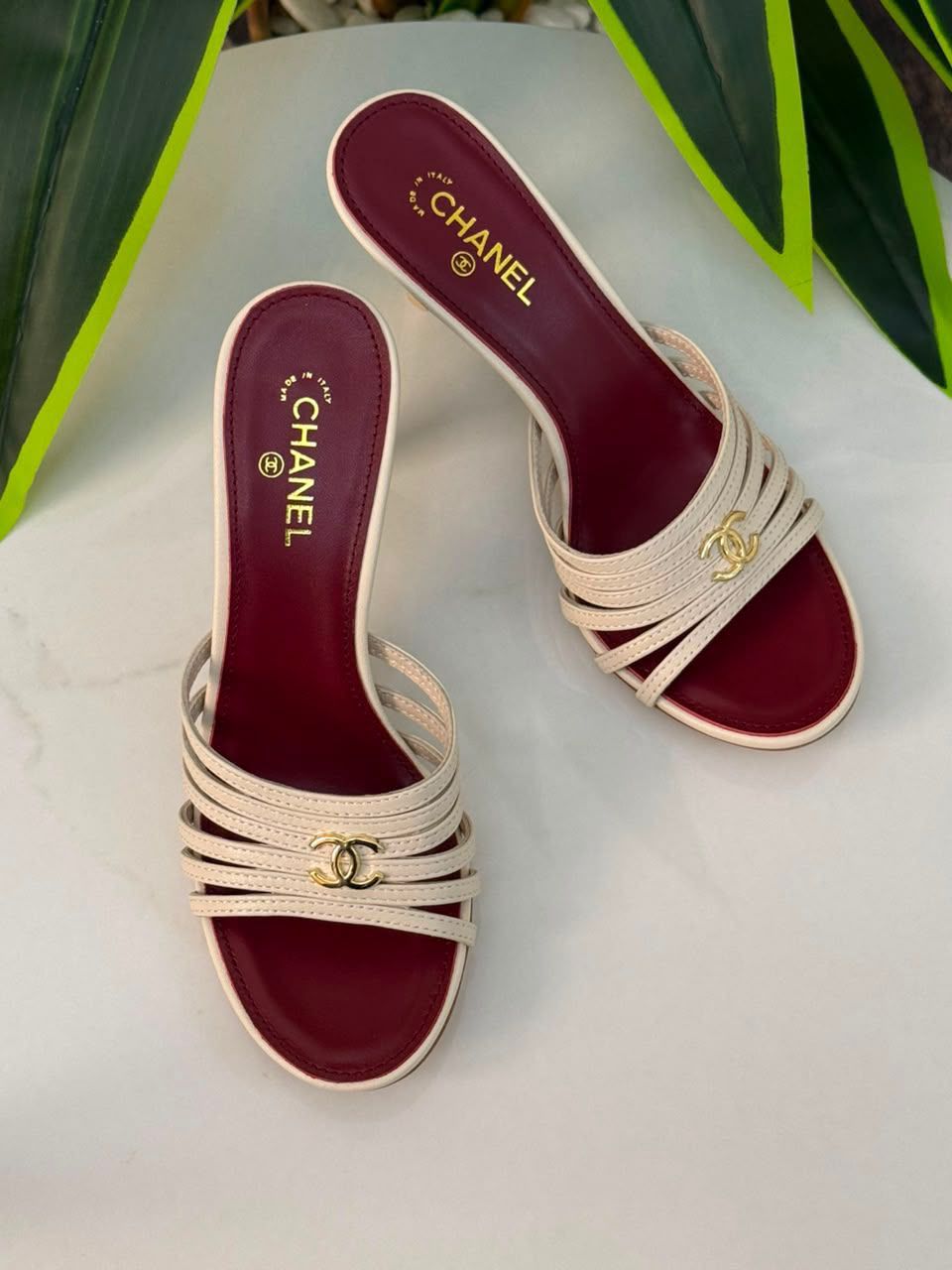 Chanel Calfskin Mules Sandal