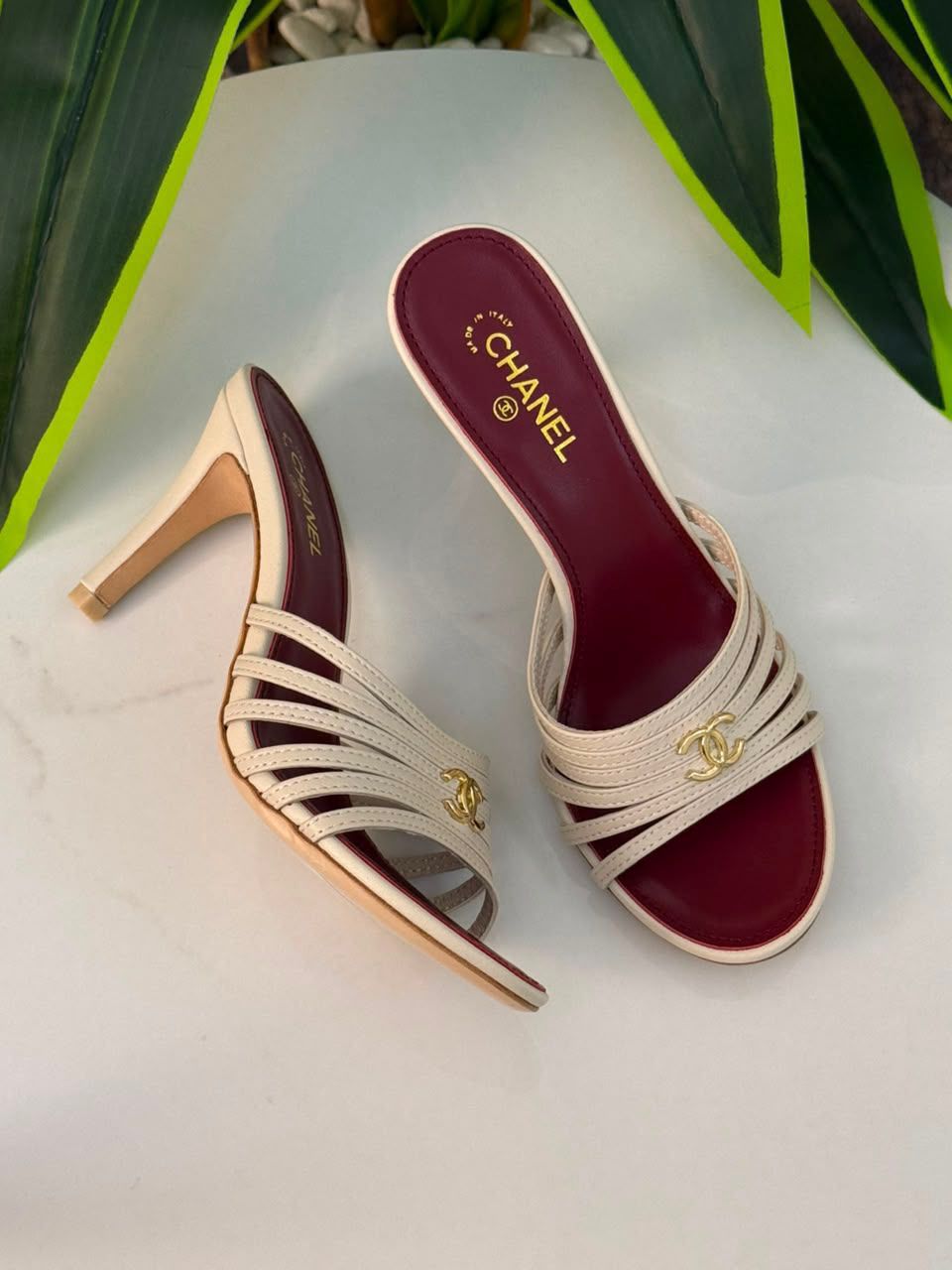 Chanel Calfskin Mules Sandal