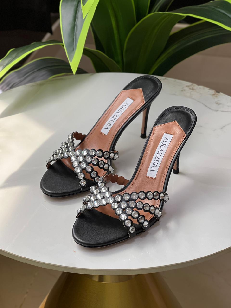 Aquazzura Sandals With Stones