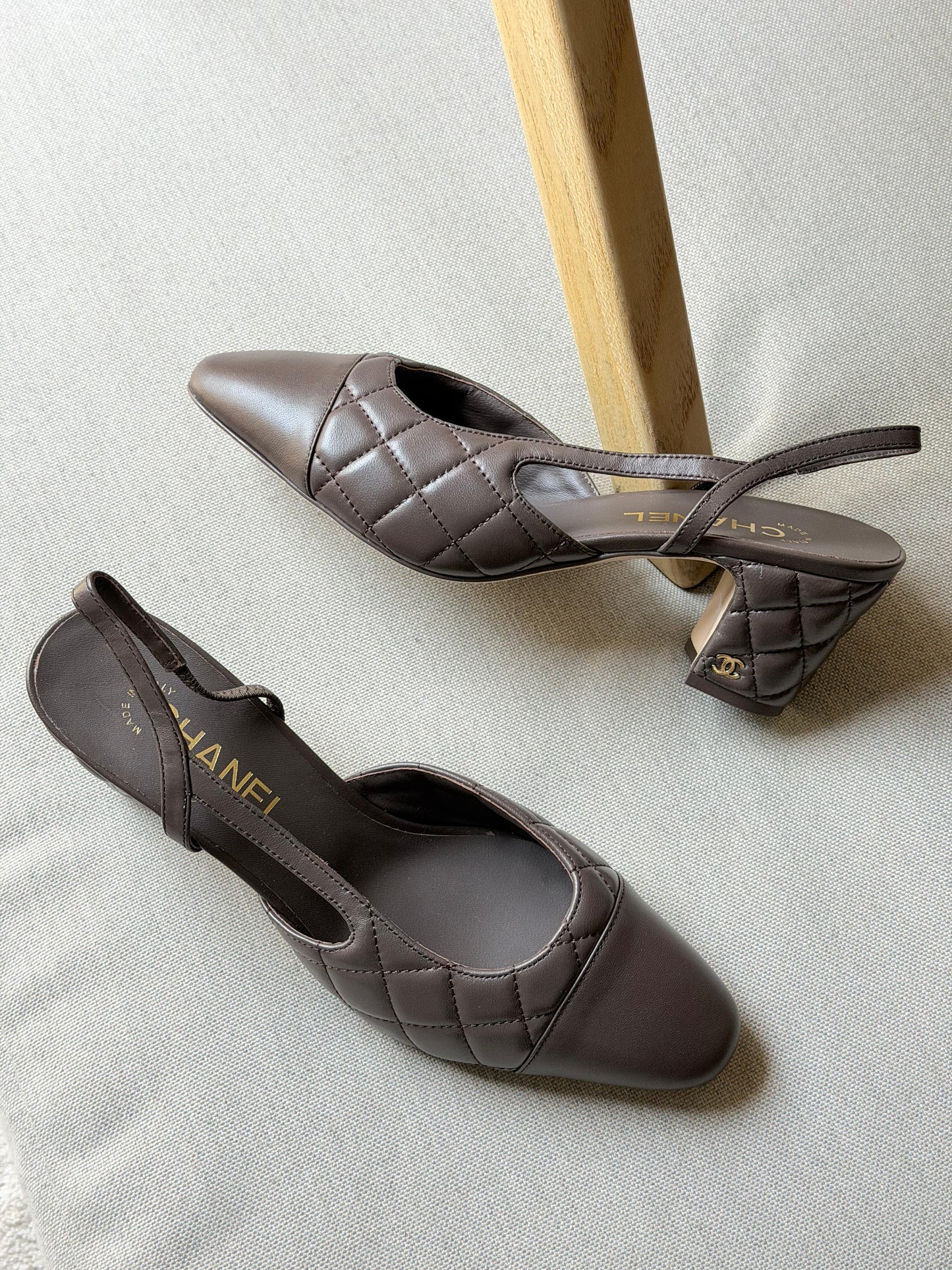 Chanel Slingback Heels