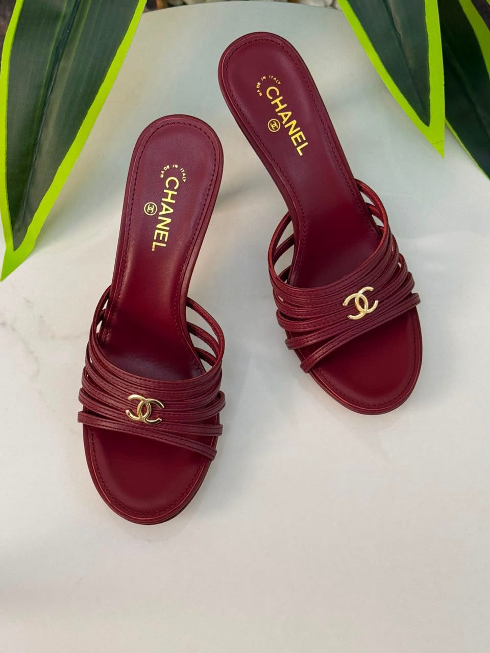 Chanel Calfskin Mules Sandal