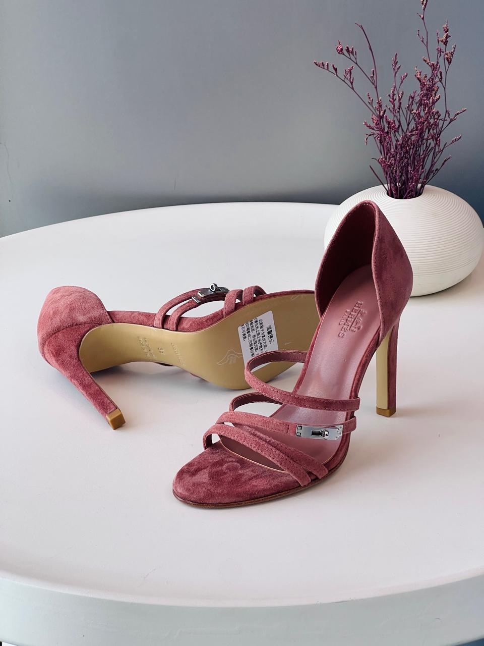 Hermes Rose Antique Sandals