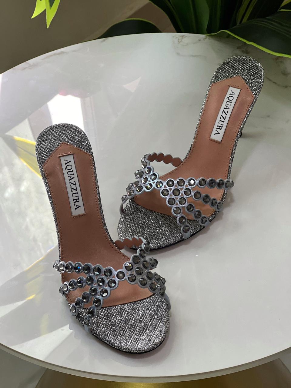 Aquazzura Sandals With Stones