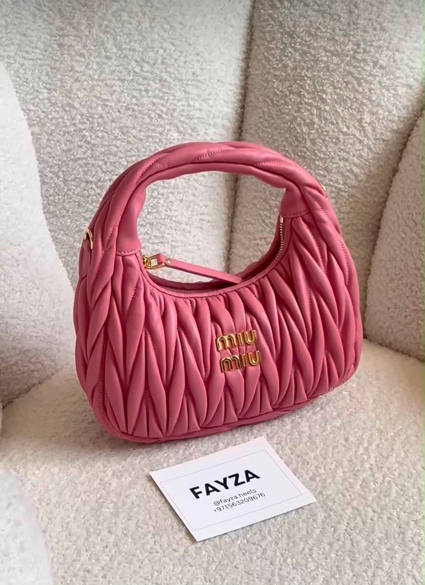 Miu Miu  Wander - Nappa leather hobo Bag