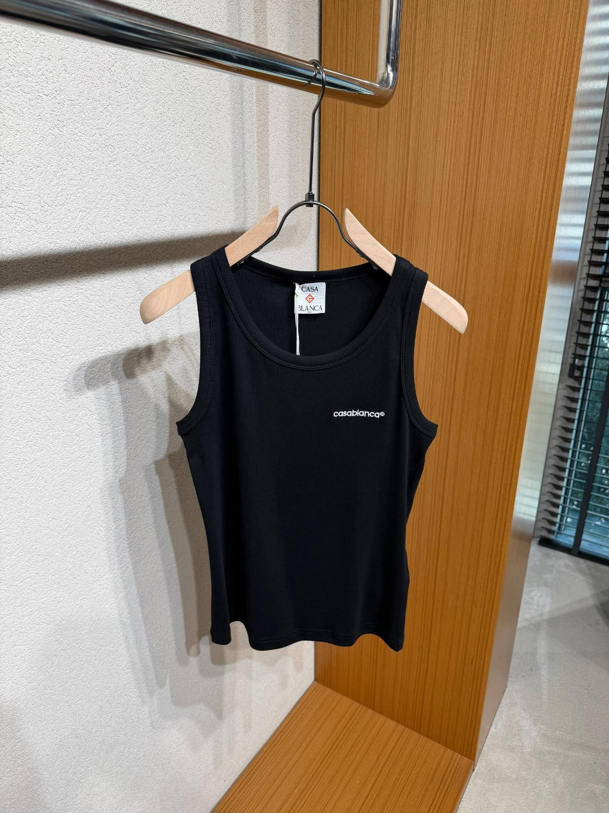 Casablanca Black Logo Tank