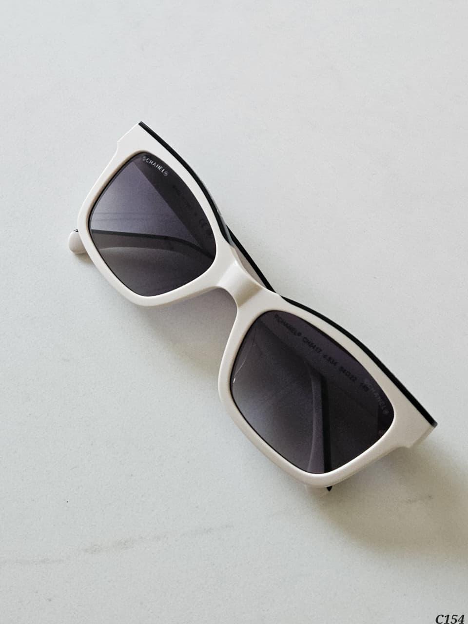 Chanel Square Sunglasses – White (C154)