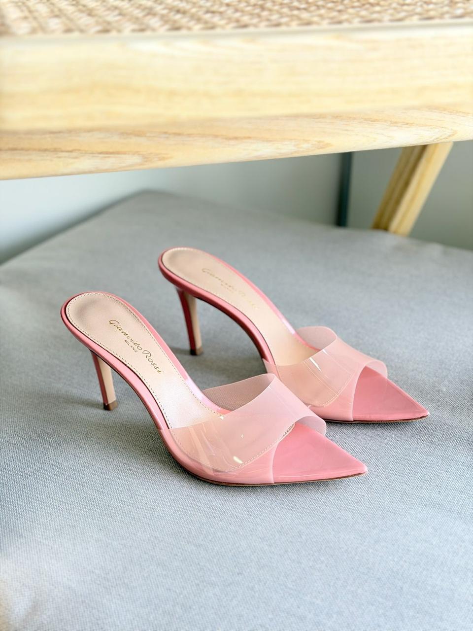 Gianvito Rossi  Pink Clear Heel