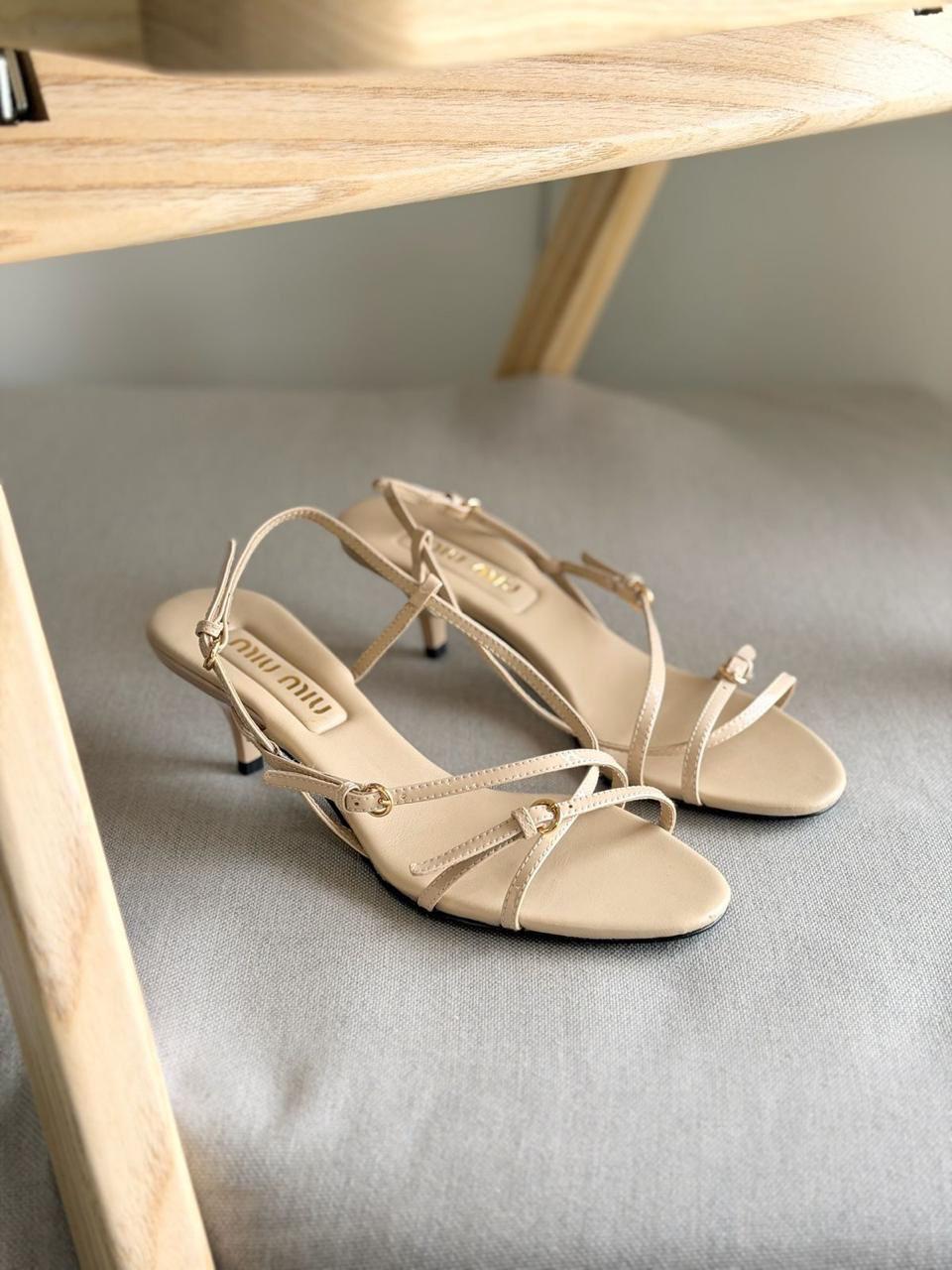 Miu MIu Heel Beige