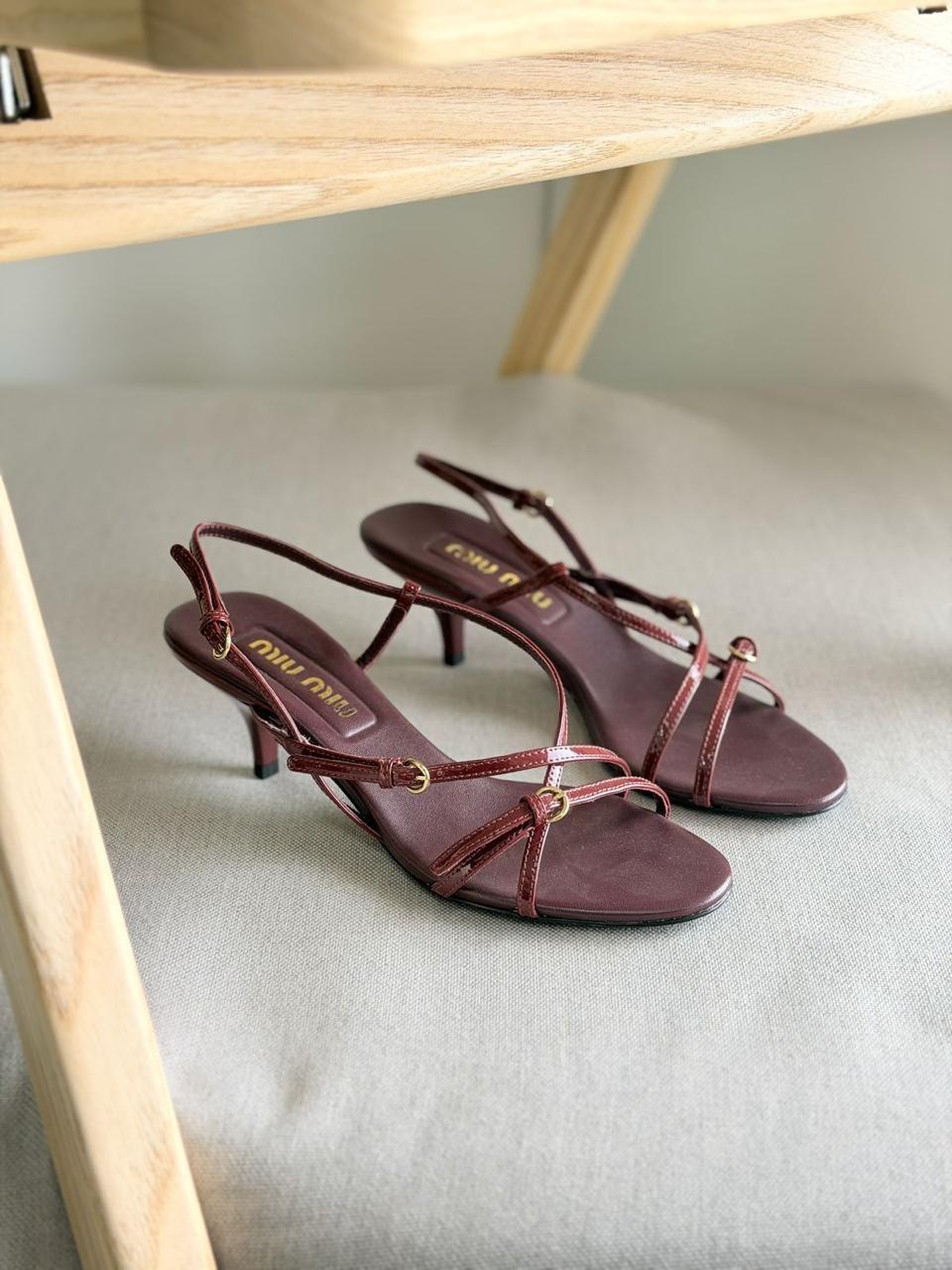 MIU MIU Heels Maroon