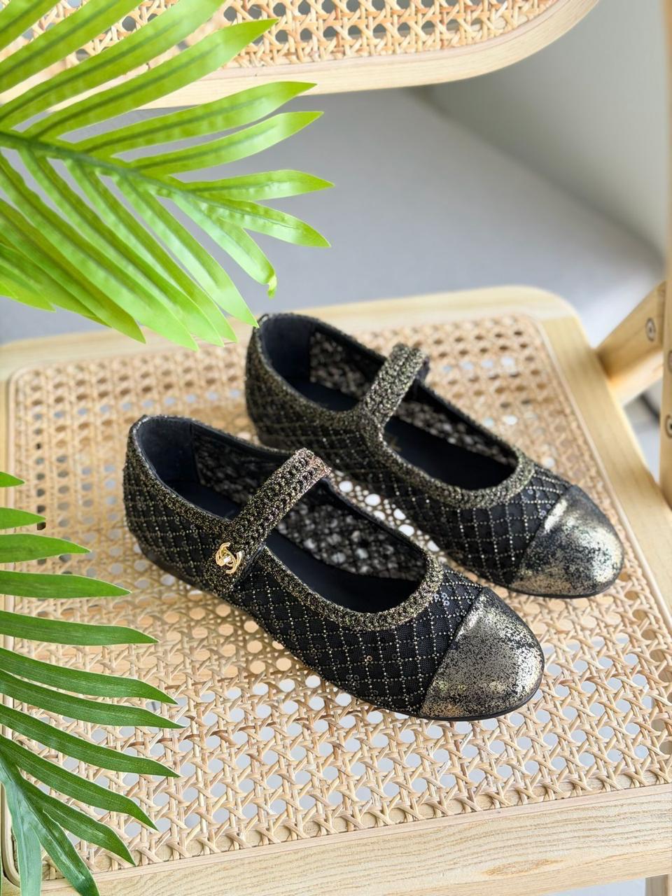 Chanel Ballet Flat Black