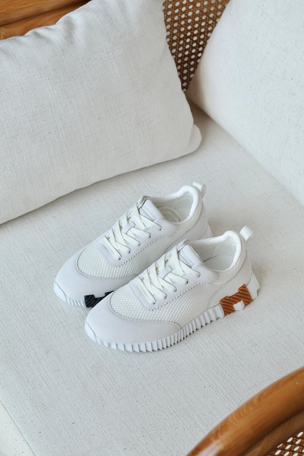 Hermes Bouncing Blanc Sneakers