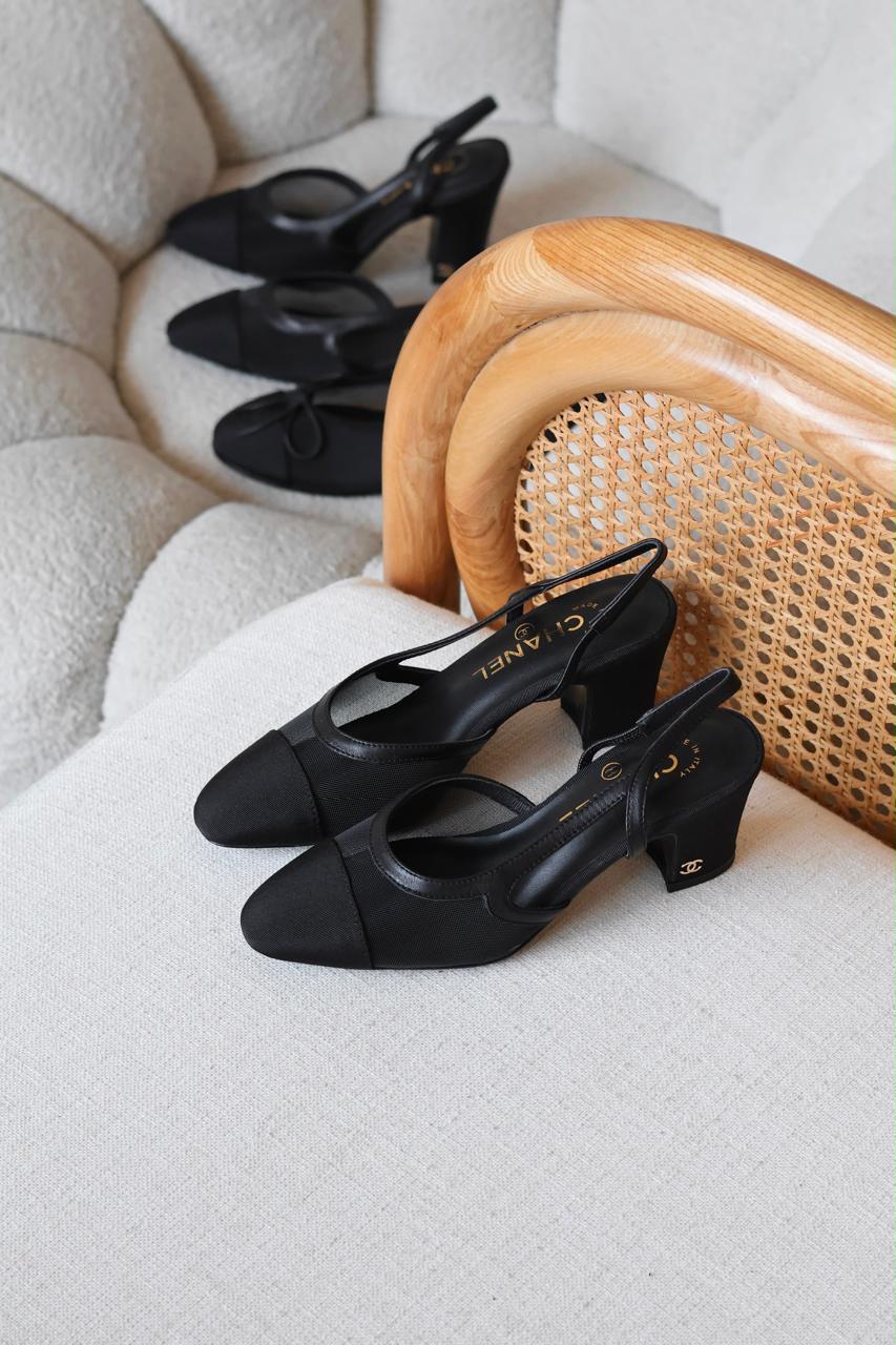 Chanel Slingback Low Heel
