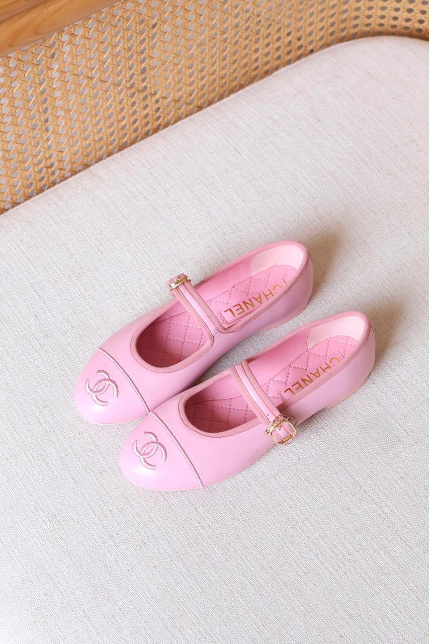 Chanel Ballerina Flat With Strap