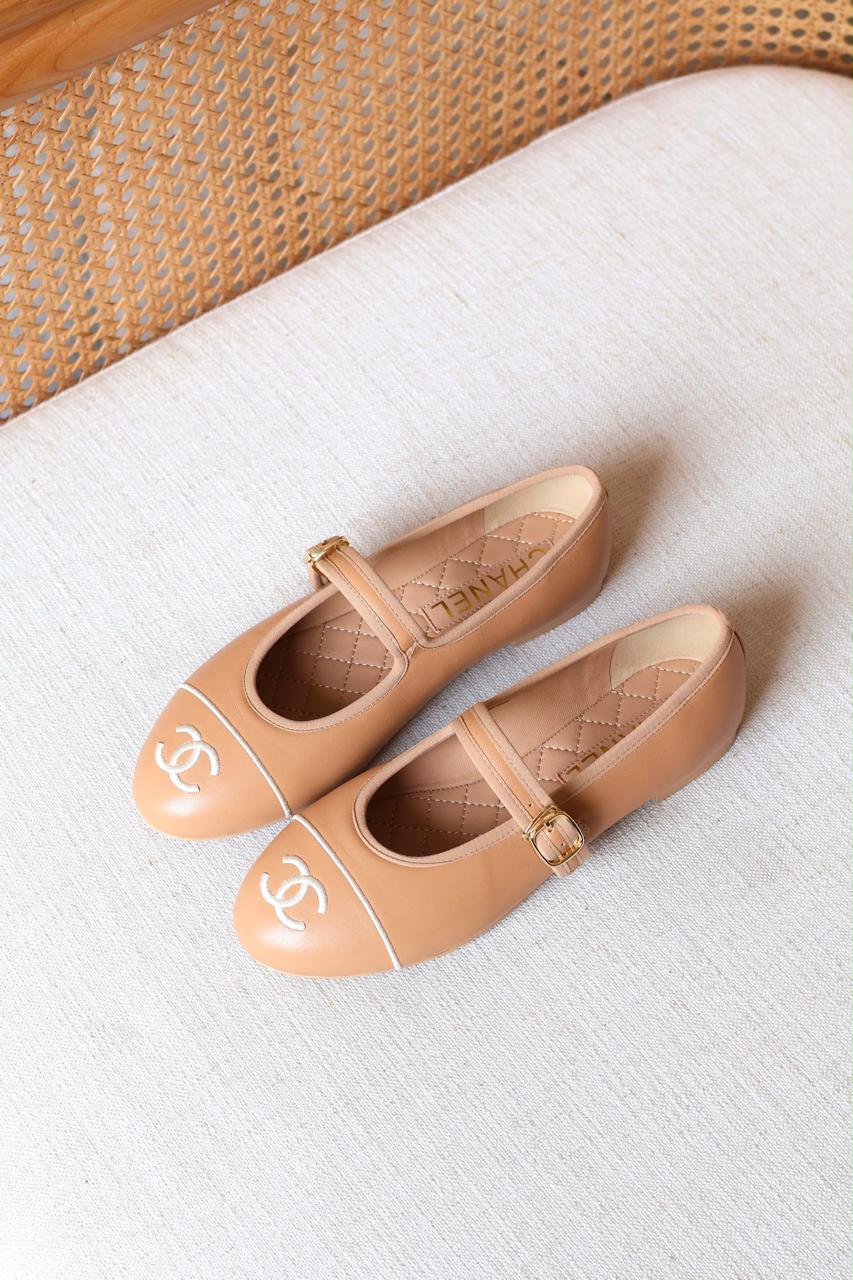 Chanel Ballerina Flat With Strap