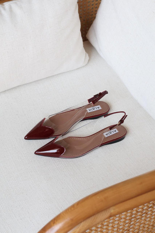 Alaia Slingback Flat Sandal