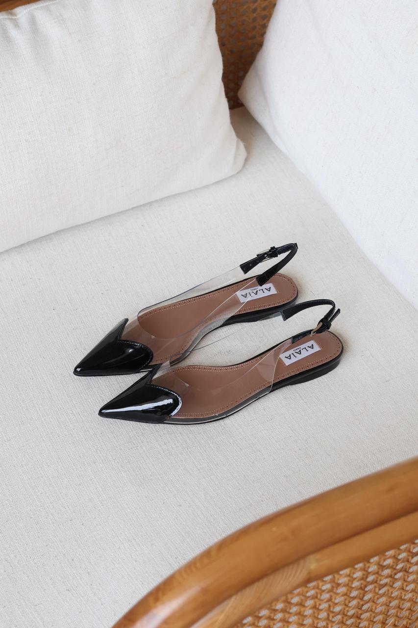 Alaia Slingback Flat Sandal
