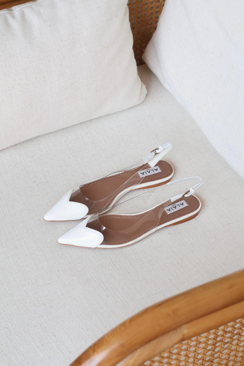Alaia Slingback Flat Sandal