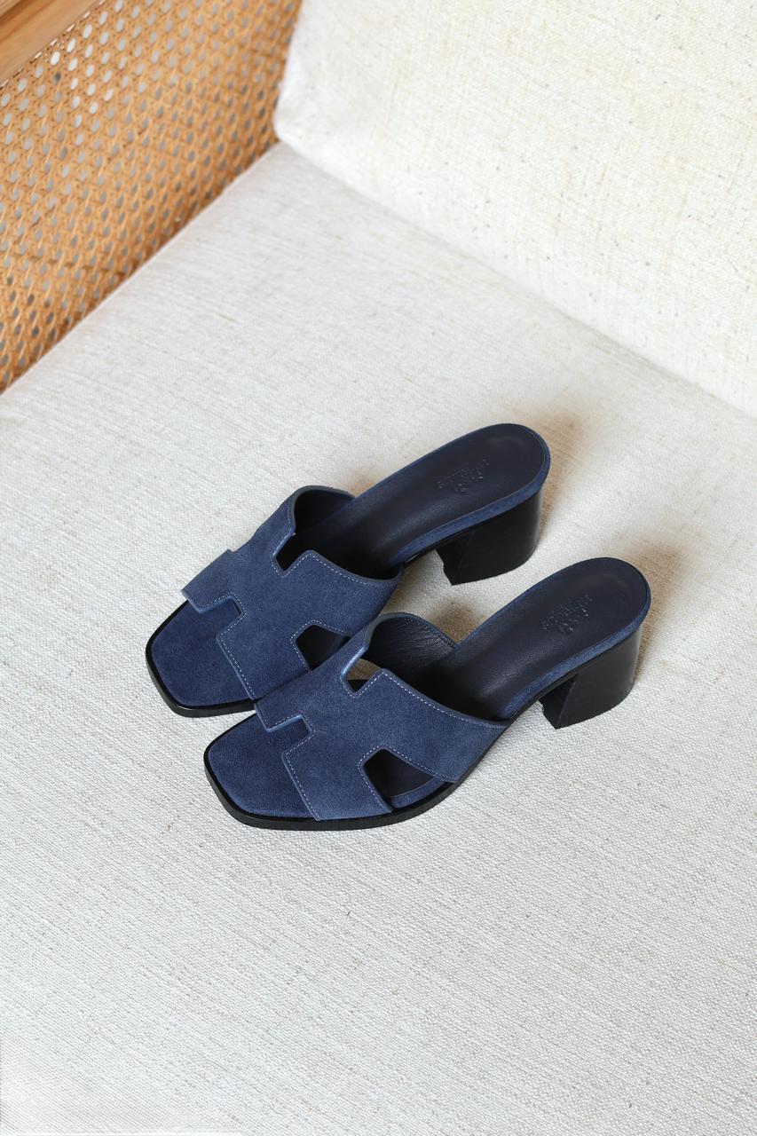 Hermes Heels Suede