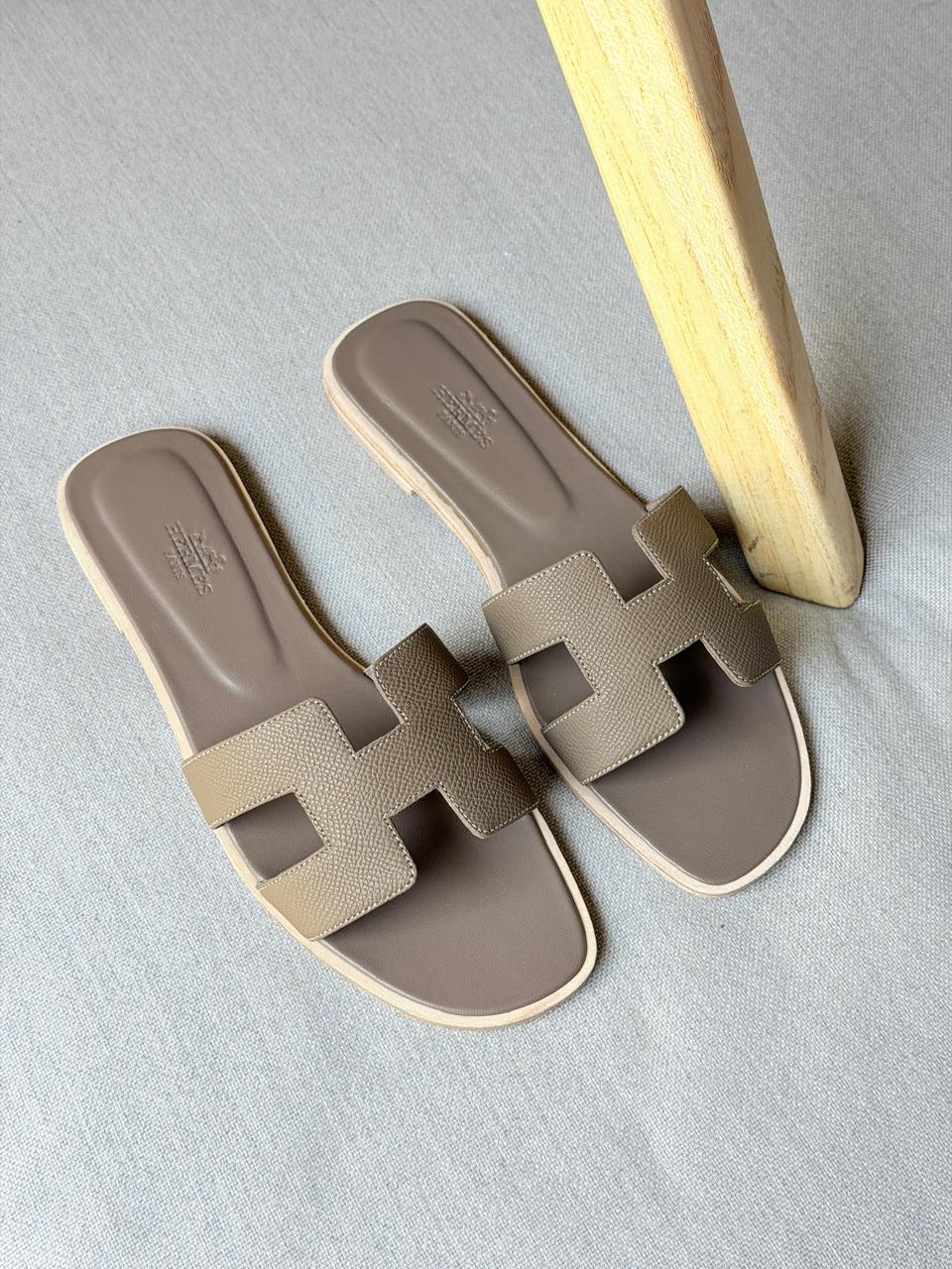 Hermes Oran Sandal Flat