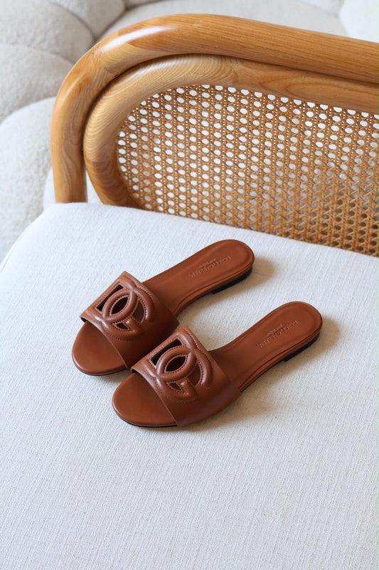 D&G Soft Leather Flat