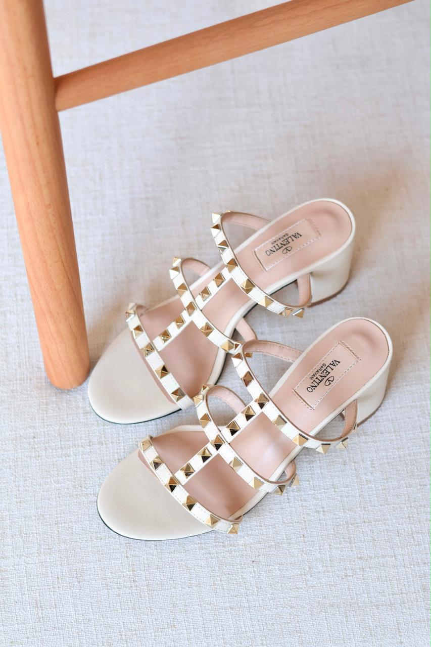 Valentino Garavani Rockstud Leather Heels