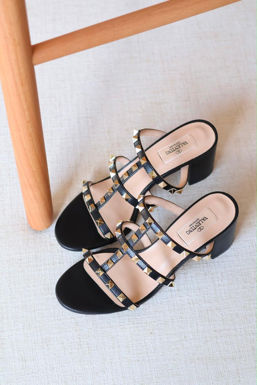 Valentino Garavani Rockstud Leather Heels
