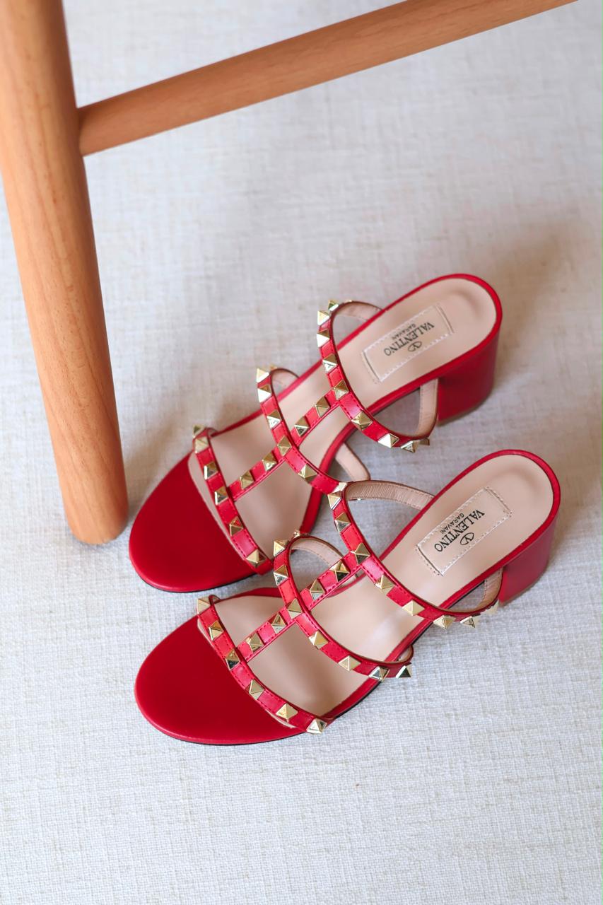 Valentino Garavani Rockstud Leather Heels