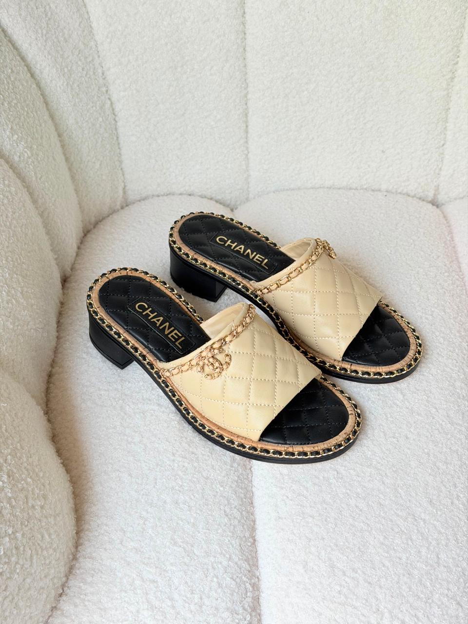 Chanel Low Heels Sandals