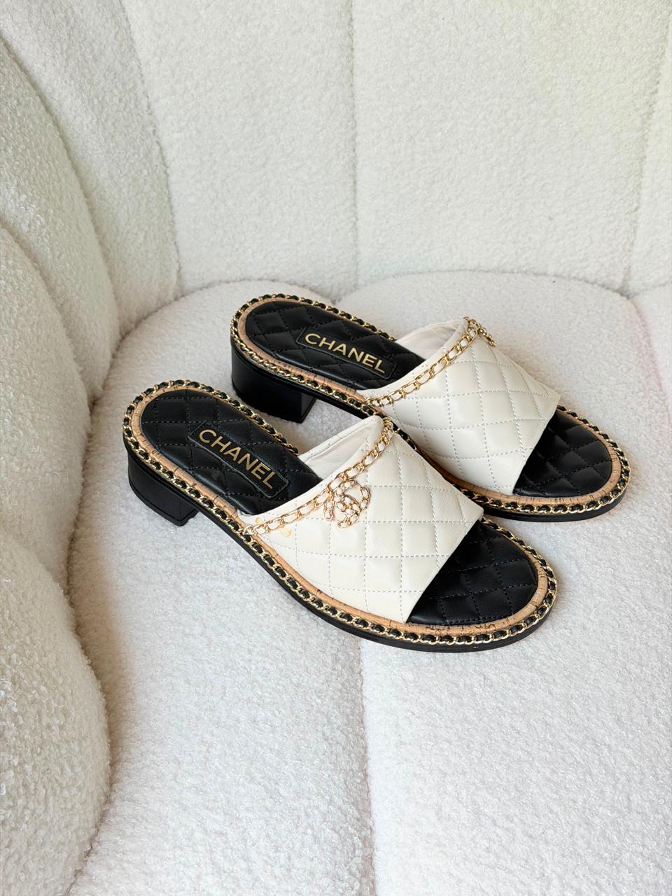 Chanel Low Heels Sandals