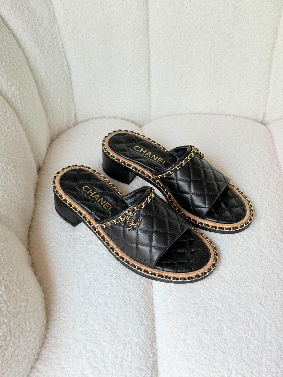 Chanel Low Heels Sandals
