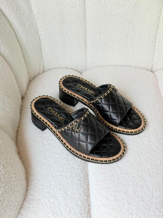 Chanel Low Heels Sandals