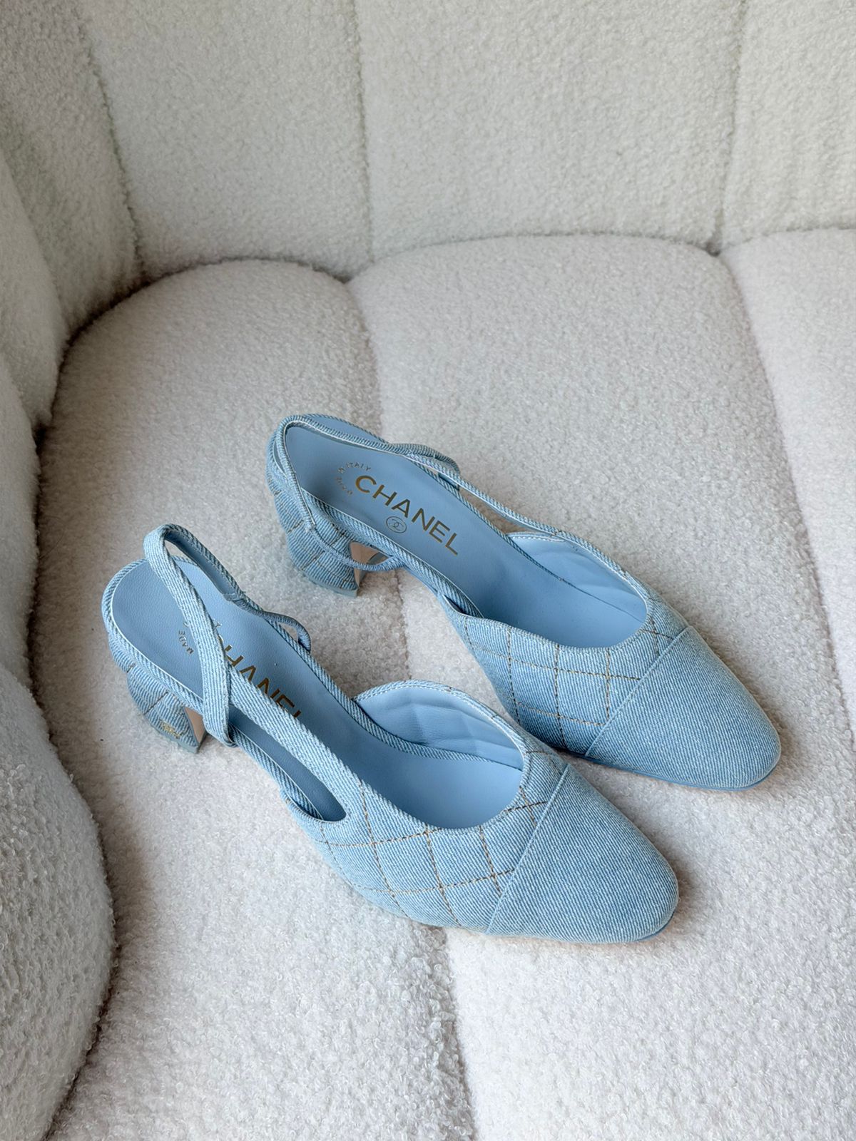 Chanel Slingback Heels