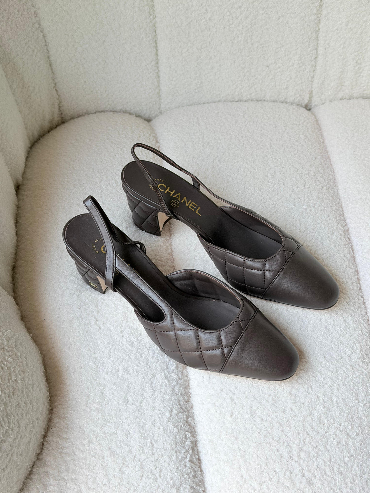 Chanel Slingback Heels