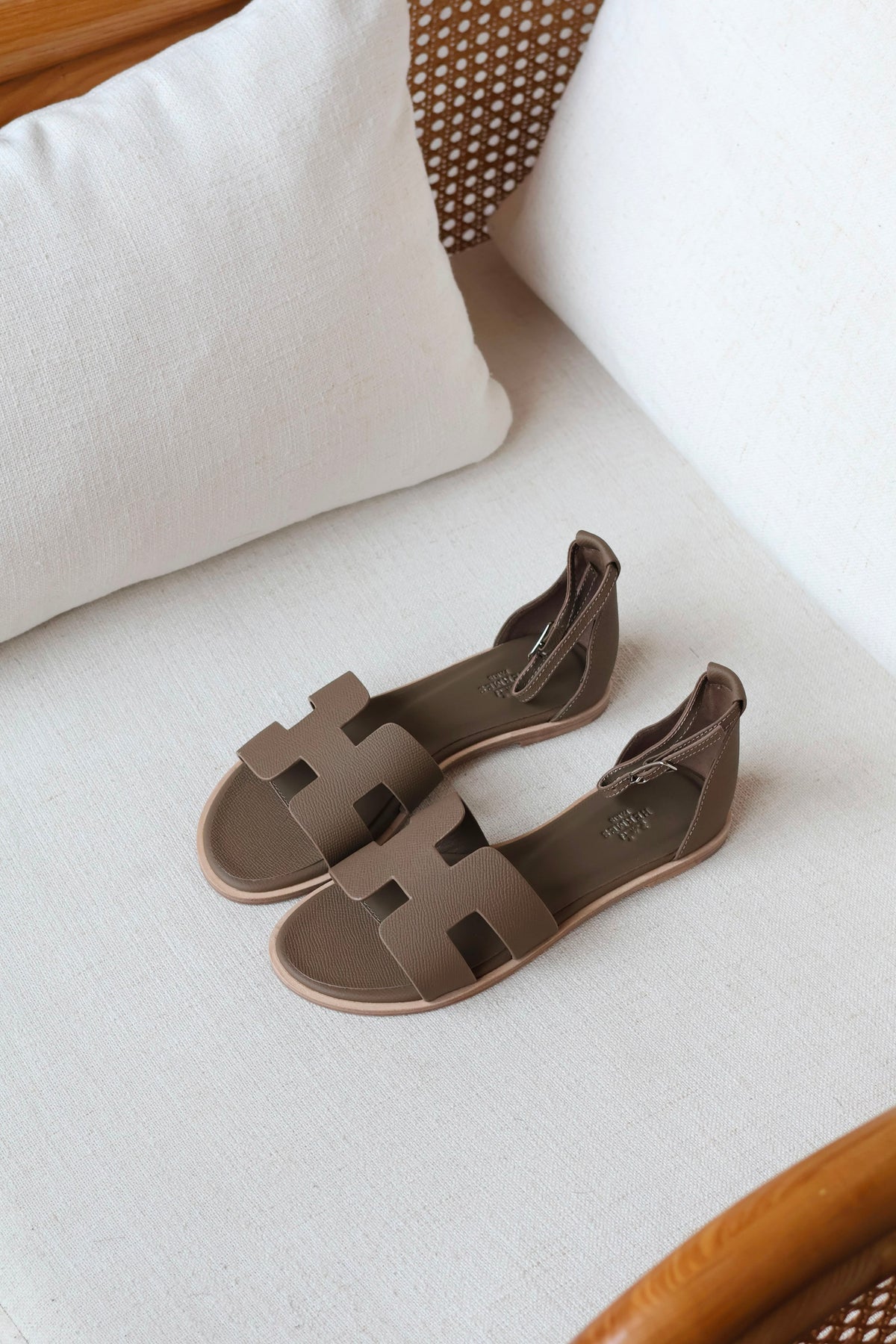 Hermes Slingback Flat Sandals