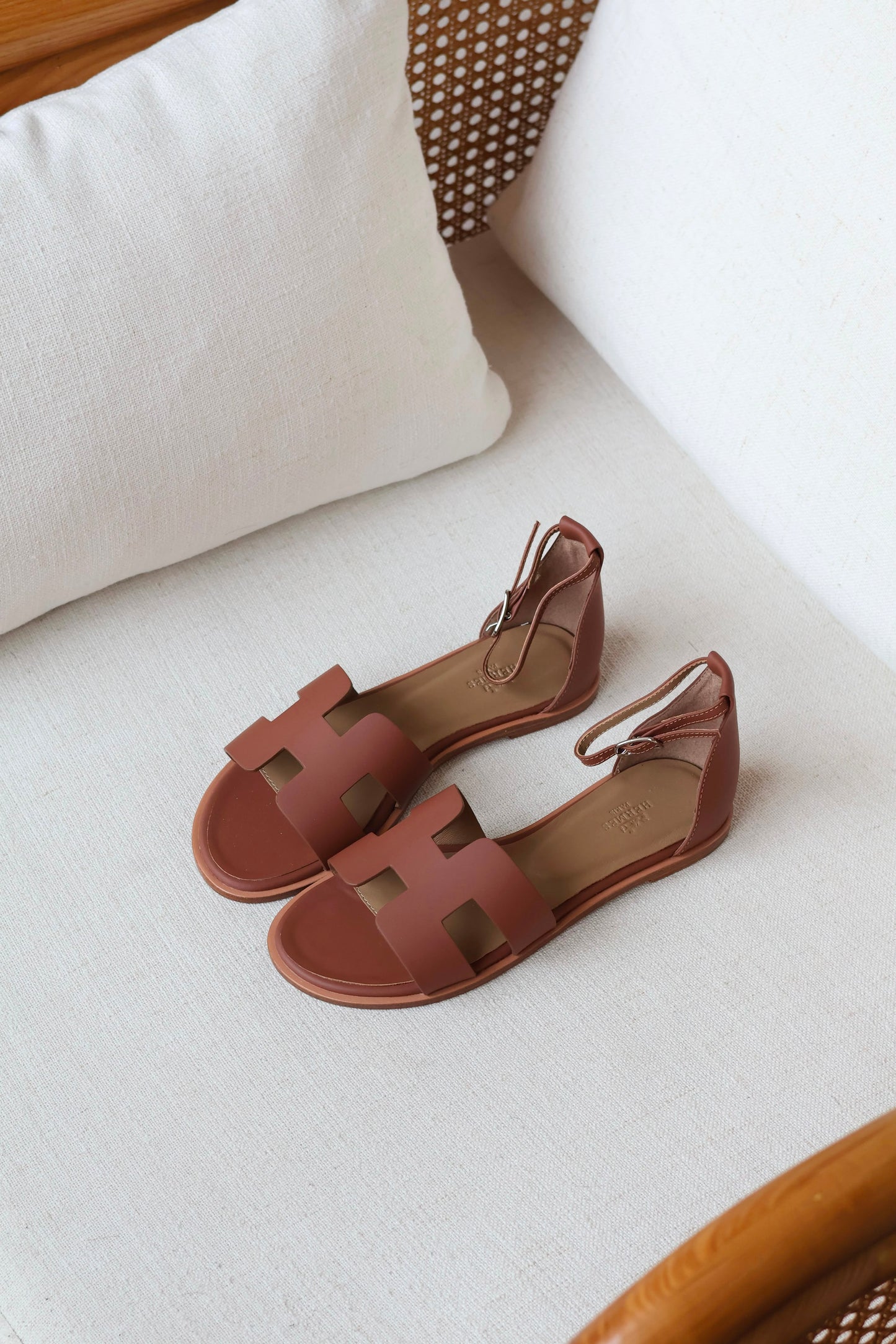 Hermes Slingback Flat Sandals