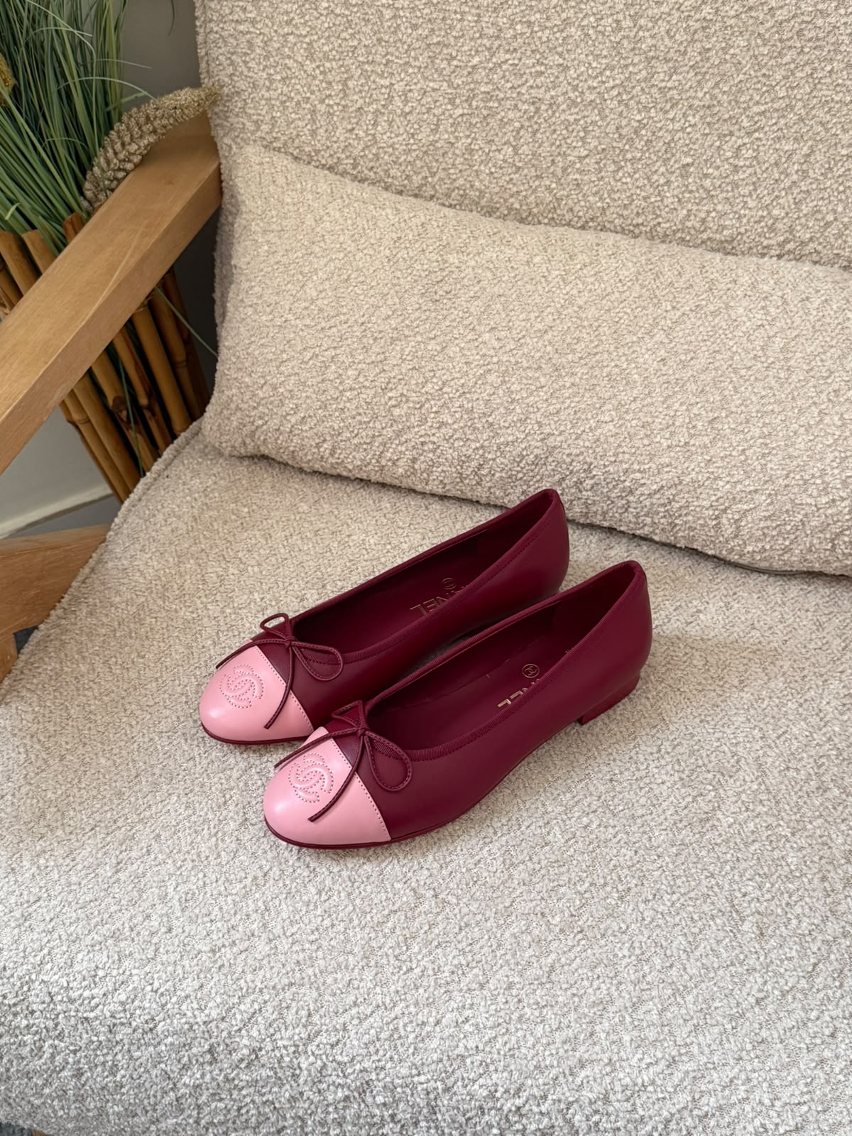 Channel Ballet Flat Sandals