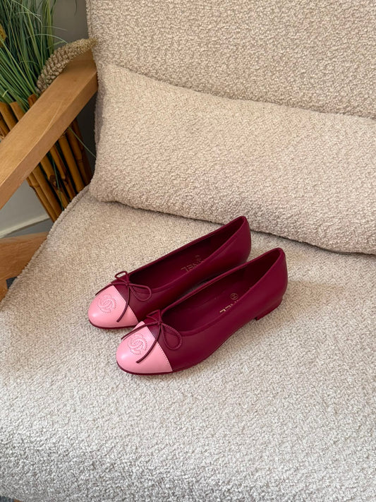Channel Ballet Flat Sandals